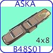 Billiard Pool Cue Case 4x8 Brown