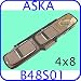 Billiard Pool Cue Case 4x8 Brown