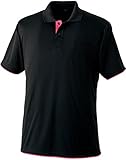 KK:6018 吸汗速乾レイヤード半袖ポロシャツ[LL 80: ブラック]