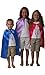 Kids Superhero Cape - Satin - Pastel Pink - 20
