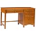 Bolton Furniture Wakefield Lg Ped. Desk honey