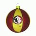 New Blown Glass Christmas Ornament Florida State University FSU Seminoles