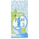 Blue Safari First Birthday Cellophane Bags, 20ct
