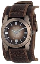 Fossil Mens Casual Leather Watch - Dijon