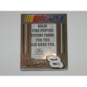 DALE EARNHARDT JR. #8 Logo Pewter 4" x 5" PICTURE FRAME