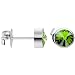 6mm Bezel August Birthstone Stud Earrings