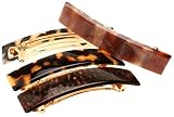 France Luxe Regular Rectangle Barrette - Classic