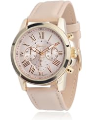 GP by Brinley Co. Womens Faux Leather Chronograph Watch
