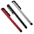 3 Pack of Universal Touch Screen Stylus Pen ( Red + Black + Silver ) for Apple Iphone 1st, 3G 2nd Gen, Ipod Touch 2G, Impression SGH-A877, Eternity A867, Memoir SGH-T929, Instinct S30, Finesse R810, Omnia i910, LG Xenon GR500, Vu CU920, Versa VX-9600, HTC