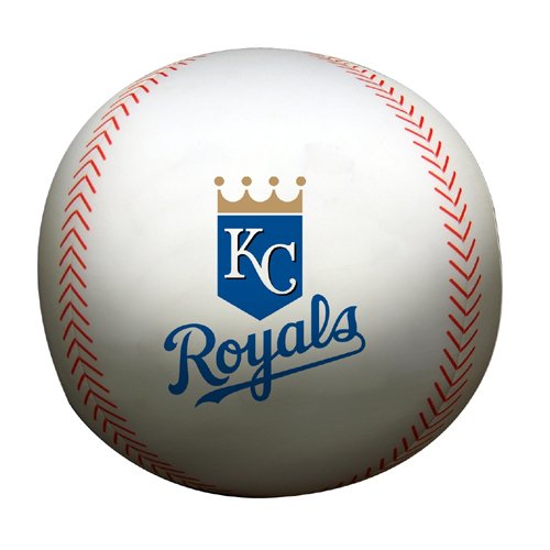 MLB Kansas City Royals 12-Inch Spandex Baseball Shaped Whoochie Pillow