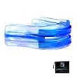 Brain-Pad Adult LoPro Female Double Laminated Strapless Mouthguard (Blue/Clear)