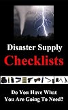 Disaster Supply Checklists!