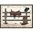 Associated Weavers Western Back in The Saddle Rug 36"X52" -