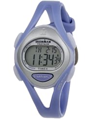 Timex Womens T5K7039J Ironman Sleek 50-Lap Pastels Mid-Size Lilac Resin Strap Watch