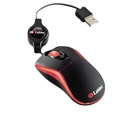 Labtec Glow optische Notebook Maus schnurgebunden schwarz