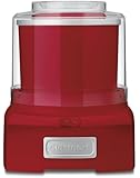Cuisinart ICE-21R Frozen Yogurt, Ice Cream & Sorbet Maker, Red