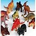 Dozen Jumbo Dinosaurs up to 6 inches long