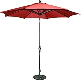 Ace Evert Market Umbrella 8701, Collar Tilt, 9 ft, Polyester, Terra Cotta by Ace Evert