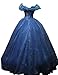 Blue Women's Cinderella Cosplay Dress Halloween Party Costumes Custom Made Adult