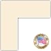 20×30 Cream Custom Mat for Picture Frame with 16×26 opening size
