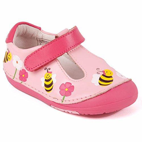 Momo Baby Girls First Walker/Toddler Bumblebee Leather Shoes