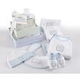 Cheap Deals on Baby Aspen Patty Cake 6-Piece Layette Set with Gift Box Tower, 0-6 Months, Blue