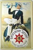 Gerolsteiner Sprudel Blechschild, 20 x 30 cm Gerolsteiner Sprudel Blechschild, 20 x 30 cm