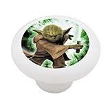 Star Wars Yoda Force Decorative High Gloss Ceramic Drawer Knob