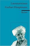 Literaturwissen Gerhart Hauptmann