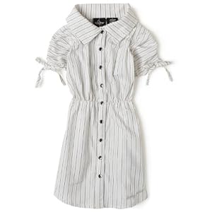 Baby Phat Girls 7-16 Woven Top With Stones