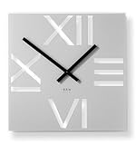 NEXTIME (�ͥ���������) �ݻ��� B&W Wall clock ��40x40cm 'square roman' B2006011