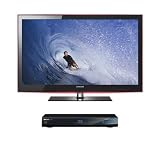 41eOJ5FC BL. SL160  Samsung UN55B6000 Luxia Series 55 inch LCD 1080p HDTV  w LED Technology & Sherwood BDP 5003 1.1 Profile Blu Ray Disc Player Bundle