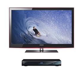 Samsung UN55B6000 Luxia Series 55-inch LCD 1080p HDTV (120Hz) w LED Technology & Sherwood BDP-5003 1.1 Profile Blu-Ray Disc Player Bundle