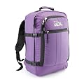 Cabin Max Purple Backpack Flight Approved Carry On Bag massive 44 litre travel luggage 55x40x20 cm