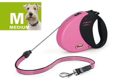 flexi Hundeleine Comfort Long 2 8 m bis 20 kg, pink-schwarz Preisvergleich