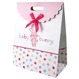 Luvable Friends Fold Over Gift Bag, Pink