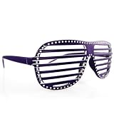 Hip Hop Wholesale - ICED OUT STRONGER SHUTTER SHADES HIP HOP SUNGLASSES PURPLE