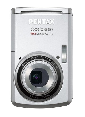 Cover image : PENTAX デジタルカメラ Optio (オプティオ) E60 シルバー 1010万画素 光学3倍ズーム OPTIOE60S