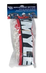Mylec Replacement Netting with Sleeve for 48-Inch X 37-Inch Goals (Red/White)