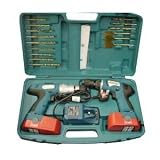 18v 1Pair Twin Cordless drills Srewdriver Power Tools Plus Drill Bits