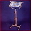 F.A. Edmunds Stitchers Wonder Rotating Scroll Frame on Stand