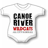 WILDCATS BASEBALL RED Bib and Onesie