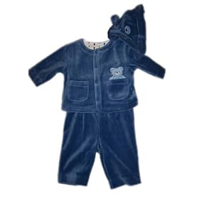 Buy Absorba 3 Piece Velour Teddy Bear Pant Set (6 Months) by Absorba