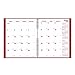 Brownline 2015 Coilpro Monthly Planner 14 Months Hard Cover, English, 11-Inch X 8-1/2-Inch, Red (CB1262C.RED_2015)