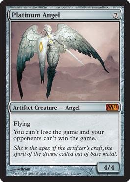 Magic: the Gathering - Platinum Angel - Magic 2011 On Sale