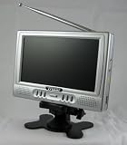 Picture Of Portable and Car 7" inch LCD TFT TV 16:9 Widescreen + RCA input and outputs. PAL spec, Built in Speakers and Headphone out.Full function remote control. Comes with 1 Year Warranty + free delivery.