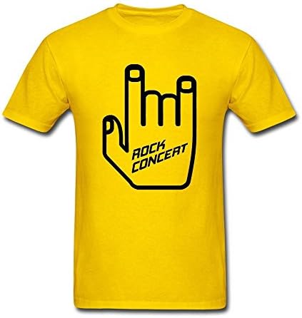 Zeeklnly Men's Rock Concert Outline Logo Short Sleeve T shirt XXL