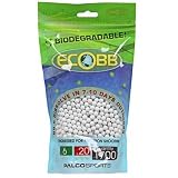 EcoBB 1700ct Biodegradable Bag Airsoft BBs - .20g - White