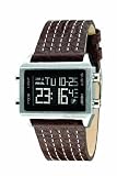 Ben Sherman Youths LCD Brown Leather Strap Watch