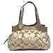 Coach Lexi Signature Sateen Satchel Bag 18828 Khaki Copper